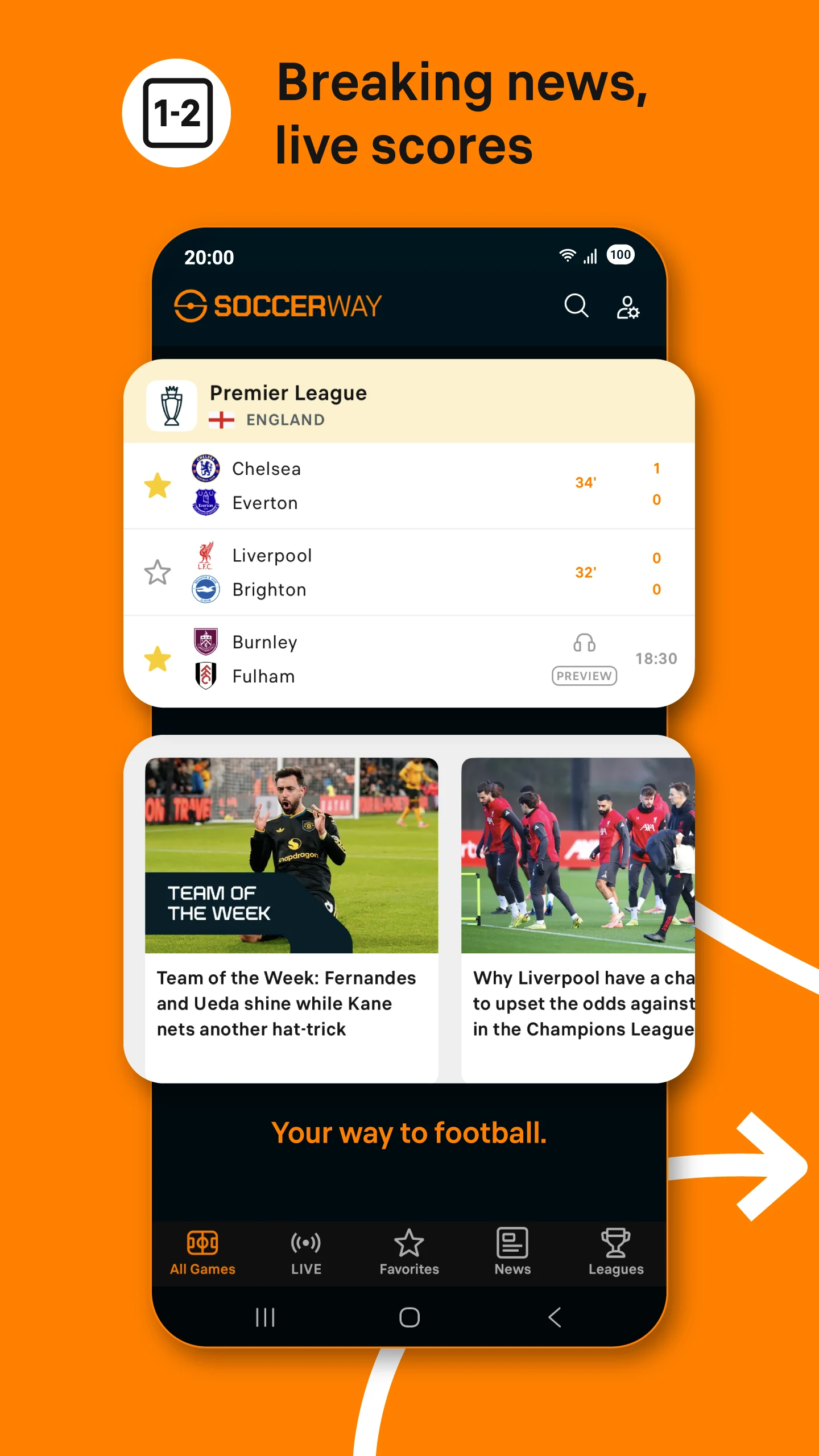 Soccerway Football Live Scores screenshot
