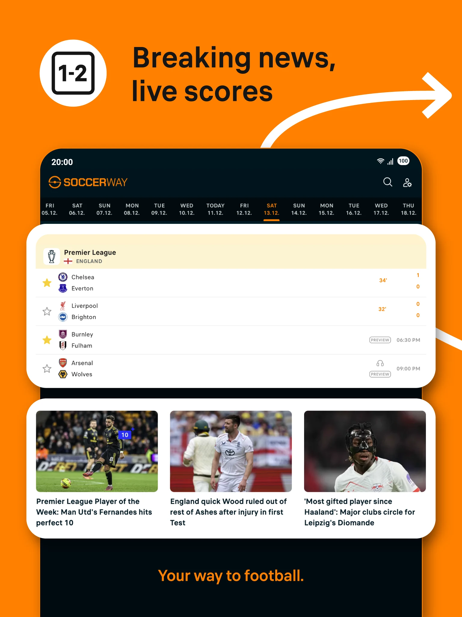 Soccerway Football Live Scores screenshot