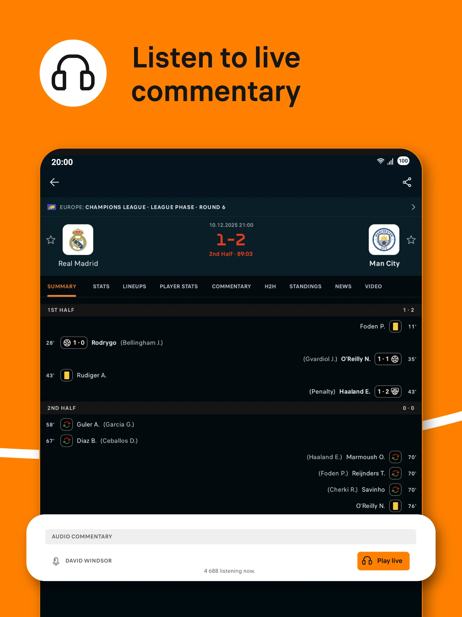 Soccerway Football Live Scores screenshot