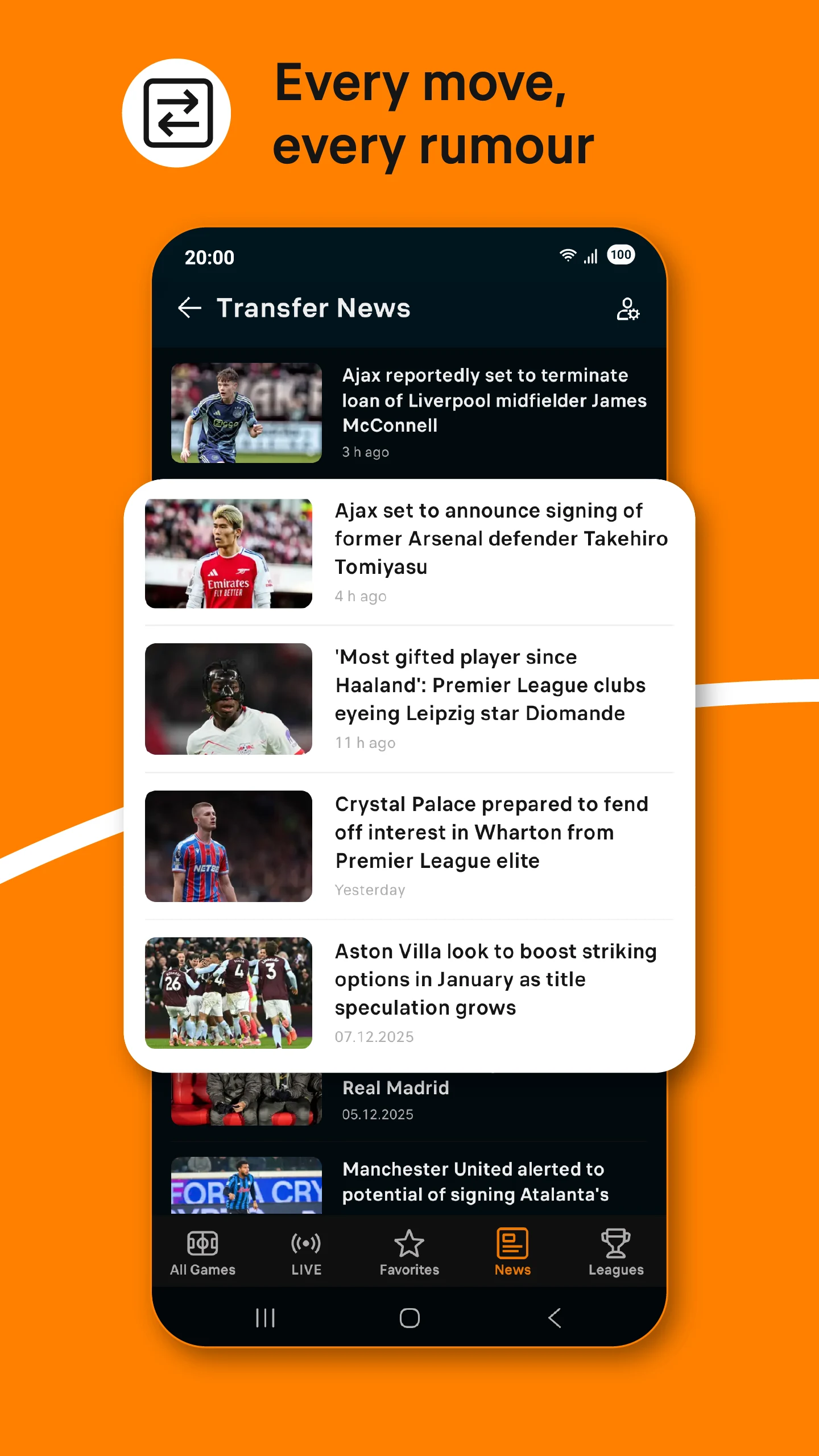Soccerway Football Live Scores screenshot