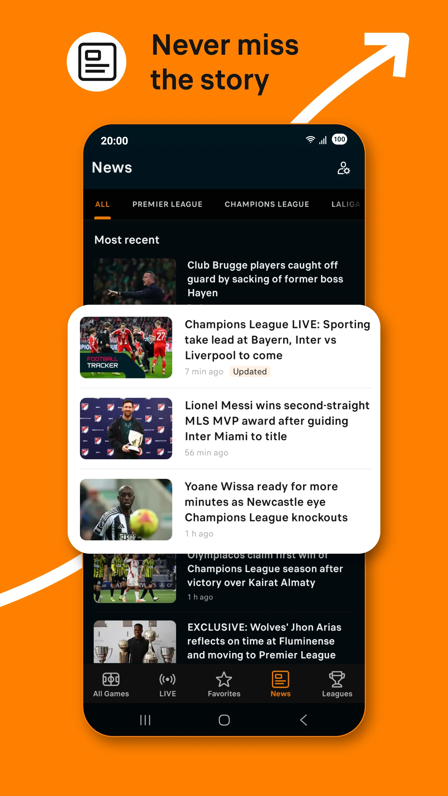 Soccerway Football Live Scores screenshot