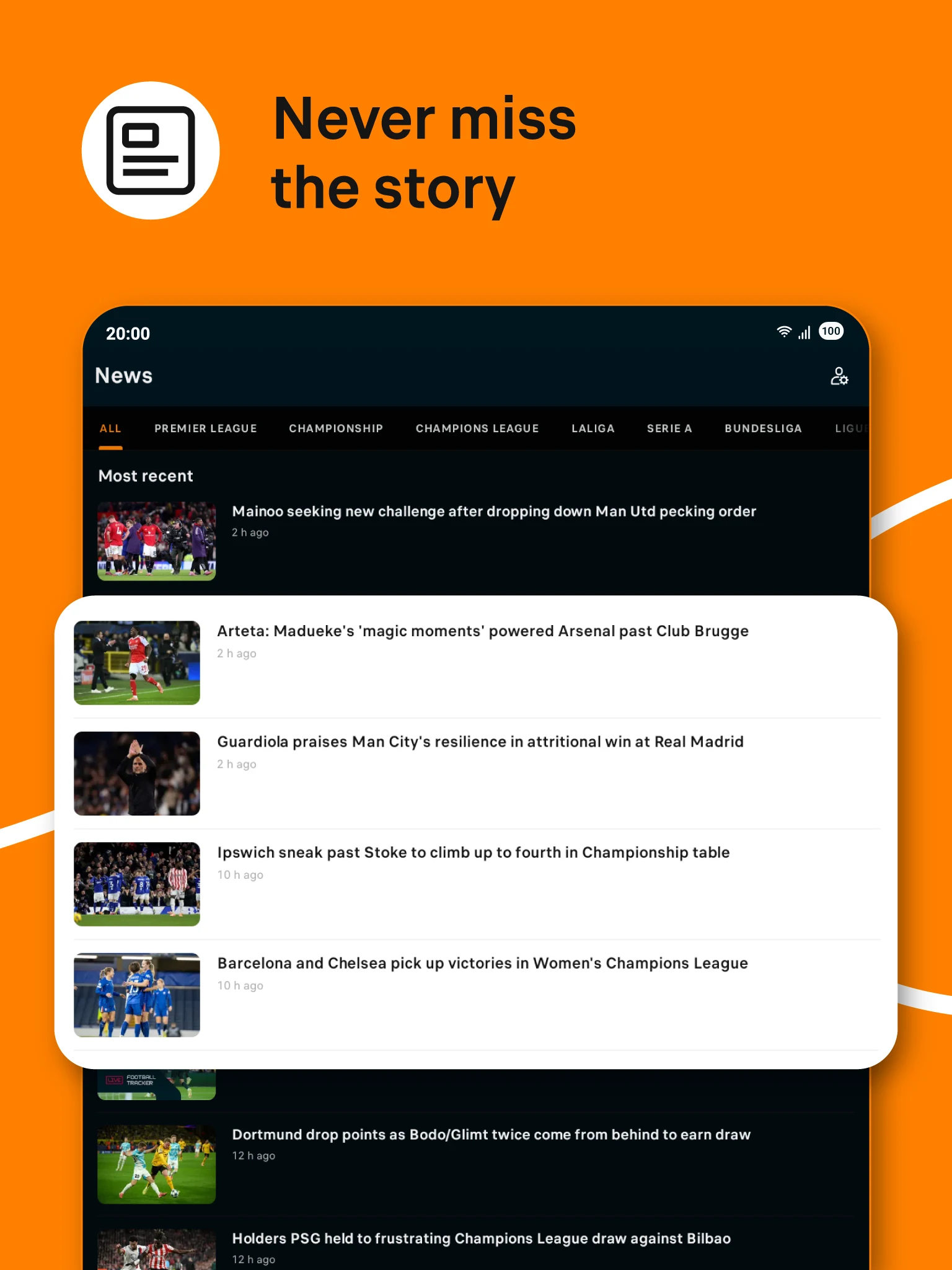 Soccerway Football Live Scores screenshot